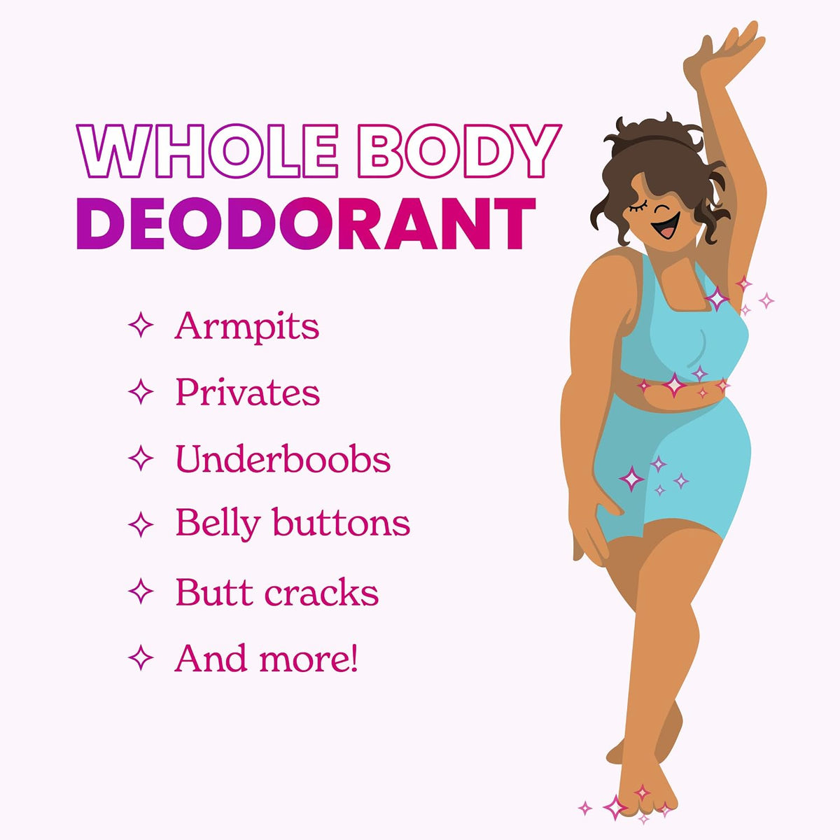 Lume Whole Body Deodorant 5 Pack Sampler - Invisible Cream Minis - 72 Hour Odor Control - Aluminum & Baking Soda Free (Clean Tangerine. Lavender Sage. Peony Rose. Toasted Coconut. Unscented)